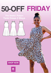 Tank Dress 3-Ways | PDF Sewing Pattern